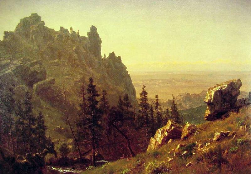 Albert Bierstadt  Wind River Country France oil painting art